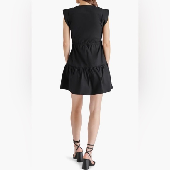Steve Madden Black Amanda Mini Dress Size Medium - Picture 2 of 10